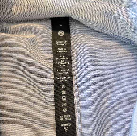 Men's Light Blue Long Sleeve Shirt - Picture 6 of 12